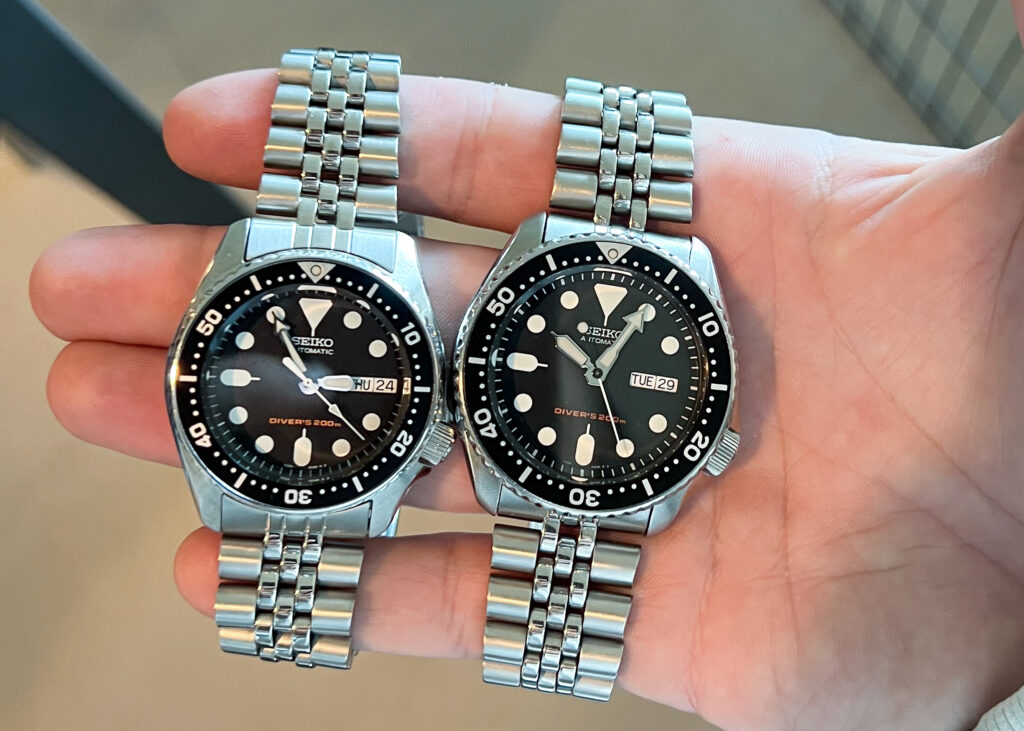 seiko skx013 and skx007 side by side