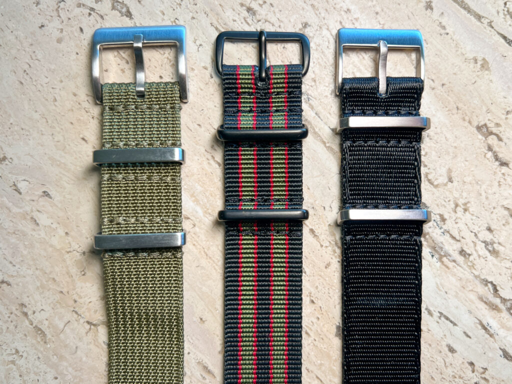 Nylon nato strap versions