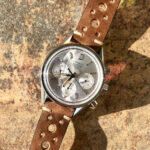 Heuer Carrera with brown rally strap